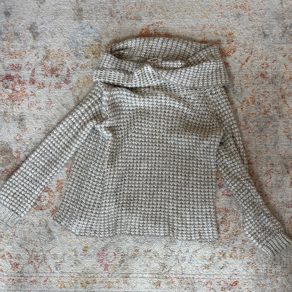 BB Dakota Cream Off-the-Shoulder Sweater - Picture 4 of 6